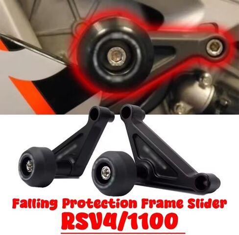 واقي تحطم المتزلجون للإطار لـ RSV4 RF RR Tuono 1100 Factory APRC 2021-2024 قطع غيار الدراجات النارية وسادات حماية من السقوط in Kuwait