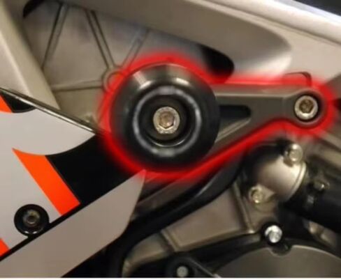 واقي تحطم المتزلجون للإطار لـ RSV4 RF RR Tuono 1100 Factory APRC 2021-2024 قطع غيار الدراجات النارية وسادات حماية من السقوط in Kuwait