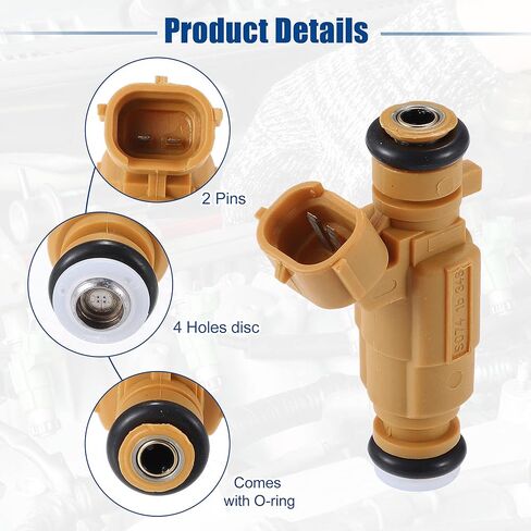 ACROPIX Car Fuel Injector Nozzle Replacement Fit for Hyundai i30 1.6L 2007-2011 No.35310-2B020 - Pack of 4 in Saudi Arabia