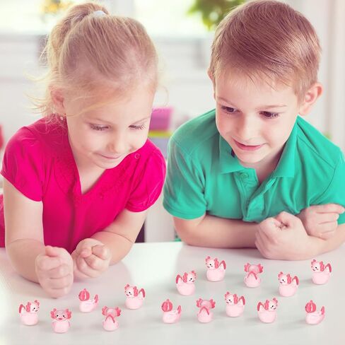 50 Pcs Axolotl Ducks Toy Figures, Mini Axolotl Resin Ducks Bulk, Tiny Axolotls Figurine Dress up Duck Toy for Party Favors (Axolotl) in Saudi Arabia