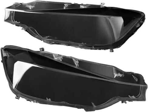 المصابيح الأمامية عاكس الضوء متوافق ل BMW F30 3 سلسلة 328i 320i 325i 2012 2013-2015 عدسة المصباح الأمامي غطاء كشافات قذيفة سيارة الجبهة غطاء مصباح in Saudi Arabia