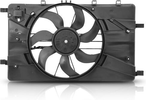 SCITOO Engine Radiator Cooling Fan Assembly Compatible with 2012-2017 for Buick for Verano 2.4L 2011-2016 for Chevrolet for Cruze 1.4L 2011-2015 for Chevrolet for Cruze 1.8L;Replace 622890 in Saudi Arabia