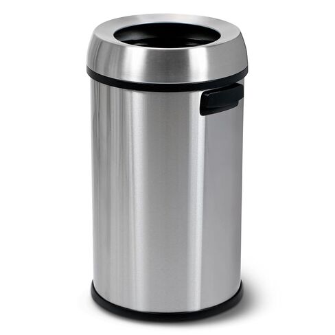 SIMPLI-MAGIC 79500 Open Top Trash Can, Commercial Grade, 65L Capacity, Extra Large, Black in Saudi Arabia
