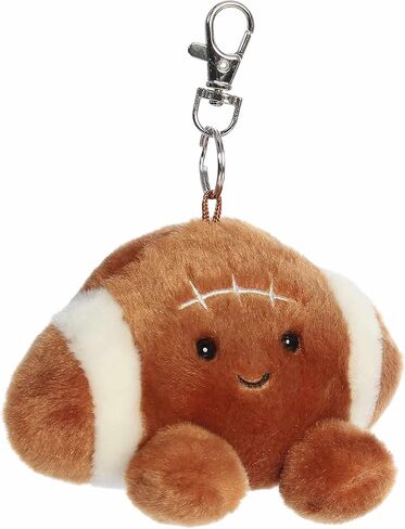مشبك Aurora® Adorable Palm Pals™ Tackle Football™ - قطيفة ممتعة يمكن تجميعها للأطفال والكبار - مثالية لتزيين الغرف وهدايا عيد الميلاد - بني 5 بوصات in Saudi Arabia