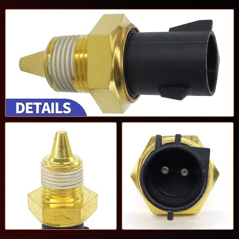 مستشعر درجة حرارة سائل تبريد المحرك HiSport 250791B020 - متوافق مع Ford E-150 E-250 E-350 E-450 E-550 Lincoln Mark VIII Mercury Cougar Tracer Mystique يستبدل ZZL018707 9U2Z12A648A in Saudi Arabia
