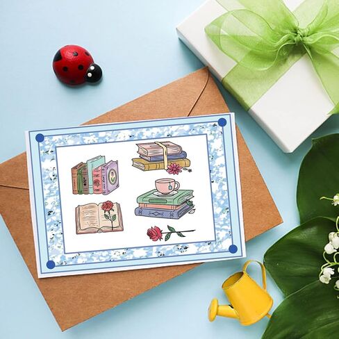 كتب عتيقة طوابع واضحة مغلفات زهور ريشة قلم حبر صندوق شفاف سيليكون طوابع DIY بها بنفسك لوازم سكرابوكينغ النقش ورقة بطاقة ألبوم الديكور الحرفية in Saudi Arabia