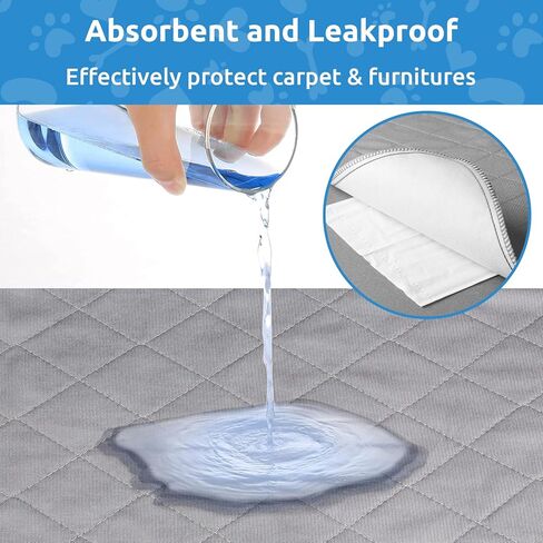 CoolShields Washable Puppy Dog Pee Pad, 82" X102" Extra Large, Waterproof Whelping Training Pet Mat for Playpen, Crate in Kuwait