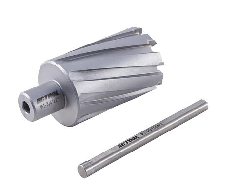 ACTOOL 1-1/4'' Diameter x 2'' Depth of Cut Carbide Tipped TCT ANNULAR Cutter with 3/4'' Weldon Shank in Saudi Arabia