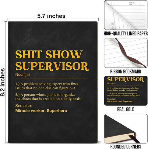 Appreciation Gifts for Coworkers Notebook, Thank You Gifts for Coworkers Colleagues Employee Inspirational in Case Nobody Told You Today Leather Journal-Black Gold in Saudi Arabia