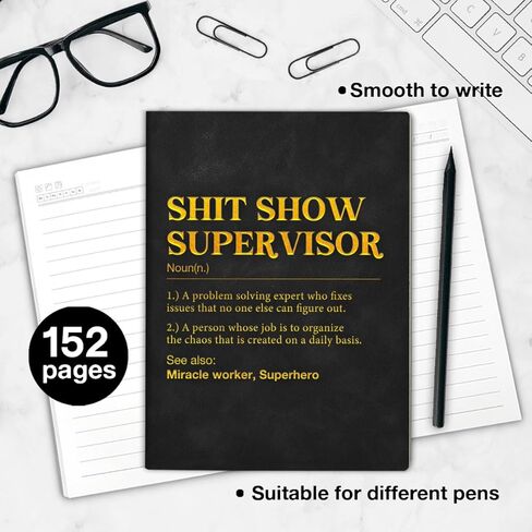 Appreciation Gifts for Coworkers Notebook, Thank You Gifts for Coworkers Colleagues Employee Inspirational in Case Nobody Told You Today Leather Journal-Black Gold in Saudi Arabia