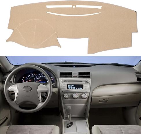 Dash Cover Mat Custom Fit for Toyota Camry 2007 2008 2009 2010 2011 Dashboard Cover Pad Carpet (Dark Gray) in Saudi Arabia