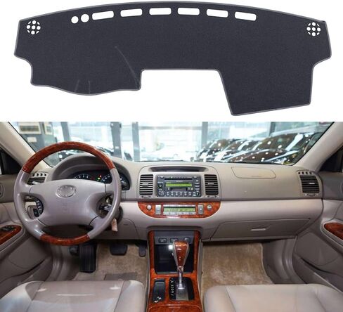 Dash Cover Mat Custom Fit for Toyota Camry 2007 2008 2009 2010 2011 Dashboard Cover Pad Carpet (Dark Gray) in Saudi Arabia