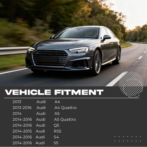Front Upper and Lower Control Arm Compatible with 2013 Audi A4 2014-2016 Audi A4 Quattro A5 Quattro A5 Q5 S4 S5 Front Suspension Kit, Sway Bar Link, Inner & Outer Tie Rod Ends in Saudi Arabia