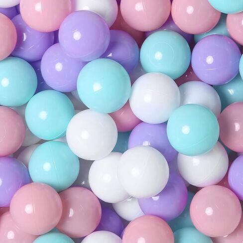 GOGOSO Brown Ball Pit Balls for Toddlers 1-3, Pack of 100pcs Phthalate Free BPA Free Non-Toxic 2.2-Inch Crush Proof Play Balls Play Tent Pool Playhouse Playpen Party Decoration in Saudi Arabia