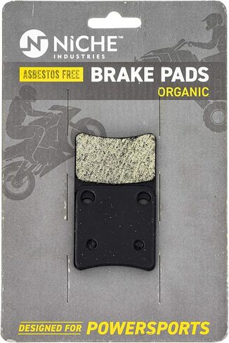 NICHE Brake Pad Set for Honda CRF1000L Goldwing 1800 F6B NC700XD 06436-MCT-016 Parking Organic 4 Pack in Saudi Arabia