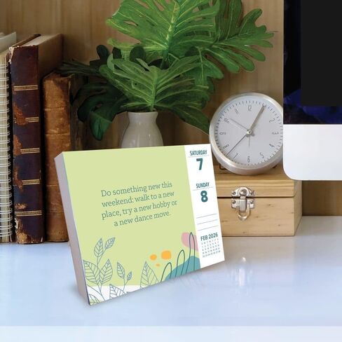 Willow Creek Press Box Calendar, A Year of Wellness 2026 5.4" x 6.2" Box Calendar in Saudi Arabia