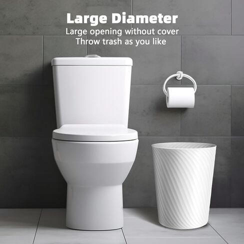 Small Trash Can 3 Pack 1.8 Gallons, Bathroom Trash Can & Garbage Can with 6 Trash Bags, Bedroom Trash Bin & Waste Basket for Office, Bedroom, Living Room, Kitchen, Compact Space in Saudi Arabia
