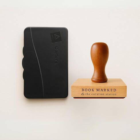 Handcrafted Artisian Book Stamp with Black Ink Pad | Book Stamp | Rating Review Stamp | Library of Personalization | Rate Your Reads | Bookish Gift | Rubber Stamp for Book Lovers & Journal Advocates in Saudi Arabia