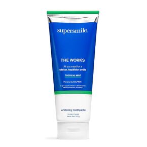 معجون أسنان تبييض الأسنان Supersmile The Works + منشط تبييض، نعناع ساسي in Kuwait