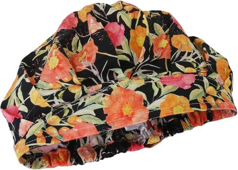QIYIPASTA Bouffant Scrub Caps Unisex Working Cap Scrub Hats One Size Multi Color (QI02-23N28B) in Saudi Arabia