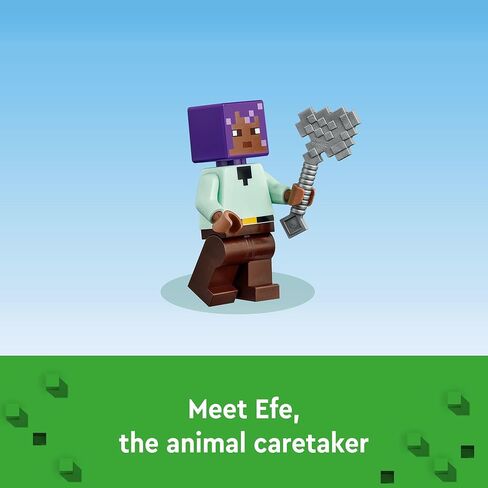 LEGO Minecraft The Animal Sanctuary Building Set, Gaming Toy for Girls and Boys Ages 7 and Up, Gift for Gamers and Kids, Brick Model of The Plains Biome with Popular Minecraft Figures, 21253 in Saudi Arabia