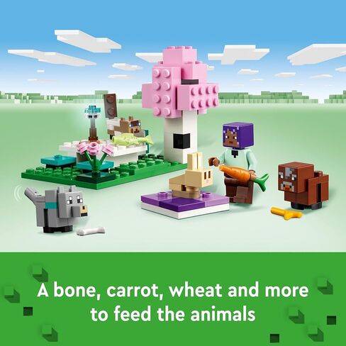 LEGO Minecraft The Animal Sanctuary Building Set, Gaming Toy for Girls and Boys Ages 7 and Up, Gift for Gamers and Kids, Brick Model of The Plains Biome with Popular Minecraft Figures, 21253 in Saudi Arabia