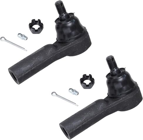 محور ديترويت - مجموعة الرف الأمامي والترس لسيارة Ford Escape 2010-2012، 2010-2011 Mazda Tribute Mercury Mariner، 1 رف توجيه كهربائي ومجموعة ترس 4 استبدال نهايات قضيب الربط الداخلي والخارجي in Saudi Arabia