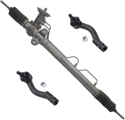 Detroit Axle - Steering Rack and Pinion Kit for Hyundai Sonata XG350 Kia Optima Magentis XG300 Complete Power Steering Rack and Pinion Assembly 2 Outer Tie Rod End Links Replacement in Saudi Arabia
