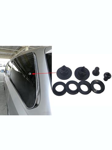 2PCS Rear Window Latch Bolt Nut Screw Cab Quarter Glass Latch Compatible with Toyota Sienna GSL ASL 2003-2017 in Saudi Arabia