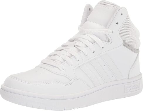 حذاء رياضي adidas Originals Hoops 3.0 Mid_legacy، أسود/وردي فيوجن/أبيض، 13 US للجنسين للأطفال الصغار in Kuwait