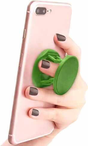 Cell Phone Grip Holder Stand for iPhone & Samsung - Red in Saudi Arabia