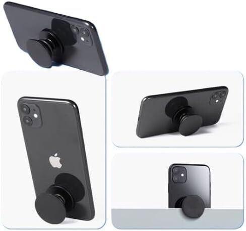 Cell Phone Grip Holder Stand for iPhone & Samsung - Red in Saudi Arabia