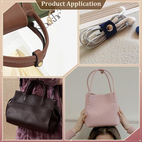 PH PandaHall 4Pcs Leather Purse Shortener Adjustable Buckles 4.5 inch Leather Snap Buckles Closures Bag Handle Keeper Non Slip Lock for Shoulder Strap Handbag Tote Bags(Black/Brown) in Saudi Arabia