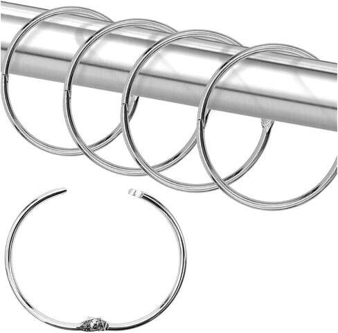 10 Pack Book Binder Rings 1.5 Inch Office Loose Leaf Ring Nickel Plated Silver in Saudi Arabia