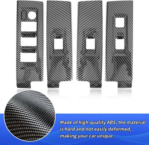 Car Central Control Gear Shift Panel Trim Cover for Toyota Tundra 2022 2023 2024 2025 2026 SR SR5 Limited TRD-Pro Auto Interior Decor Accessories Center Console Protection Frame Carbon Fiber Style in Saudi Arabia