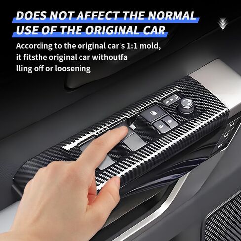 Car Central Control Gear Shift Panel Trim Cover for Toyota Tundra 2022 2023 2024 2025 2026 SR SR5 Limited TRD-Pro Auto Interior Decor Accessories Center Console Protection Frame Carbon Fiber Style in Saudi Arabia