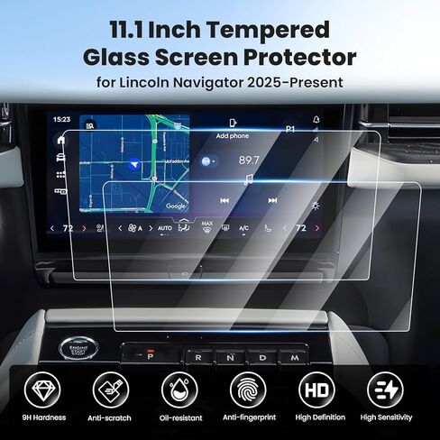 2PCS Screen Protector for 2022-2024 GMC Sierra 1500/2024 Sierra HD 2500 3500, 13.4 Inch Touch Screen Protector Tempered Glass Navigation Display Screen Cover Infotainment Protective Film in Kuwait