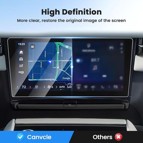 2PCS Screen Protector for 2022-2024 GMC Sierra 1500/2024 Sierra HD 2500 3500, 13.4 Inch Touch Screen Protector Tempered Glass Navigation Display Screen Cover Infotainment Protective Film in Kuwait
