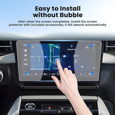 2PCS Screen Protector for 2022-2024 GMC Sierra 1500/2024 Sierra HD 2500 3500, 13.4 Inch Touch Screen Protector Tempered Glass Navigation Display Screen Cover Infotainment Protective Film in Kuwait