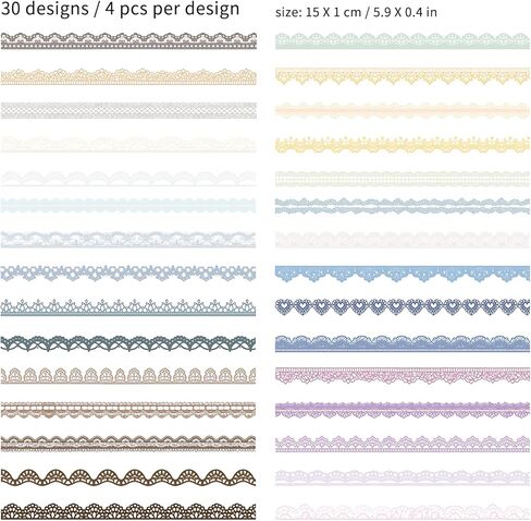 3 حزم ملونة من الدانتيل تقليم ملصق ديكور خمر الدانتيل صائق مع اللؤلؤ لزجة والأحجار الكريمة لسكرابوكينغ يوميات بطاقة دعوة الزفاف صنع الفنون والحرف اليدوية تغليف الهدايا (إيفا) in Kuwait