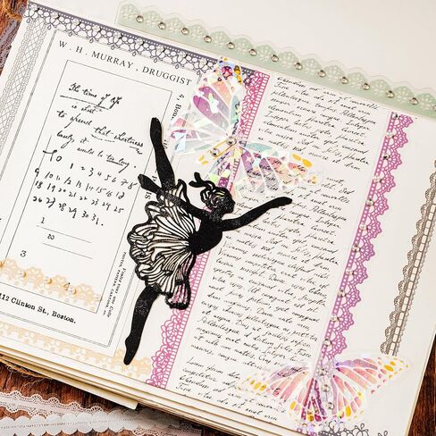 3 حزم ملونة من الدانتيل تقليم ملصق ديكور خمر الدانتيل صائق مع اللؤلؤ لزجة والأحجار الكريمة لسكرابوكينغ يوميات بطاقة دعوة الزفاف صنع الفنون والحرف اليدوية تغليف الهدايا (إيفا) in Kuwait