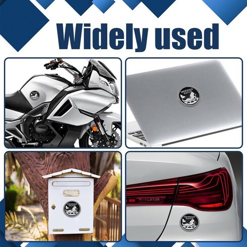 Dogs Badge Rated Car Emblem, 4 x 4 3D Metal Car Badge Decals Stickers Round Emblem Decals, Universal Exterior Decorations Accessories Emblems Badge for Jeep Wrangler Vehicles Truck SUV RV in Saudi Arabia