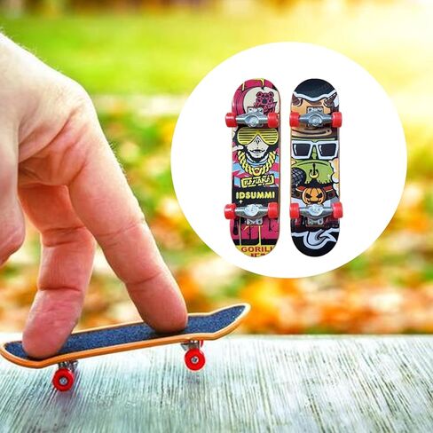 8-in-1 Fingerboard Skate Park Kit with 2 Mini Fingerboards, DIY Finger Skateboard Ramp Set for Kids Ages 5+ in Saudi Arabia