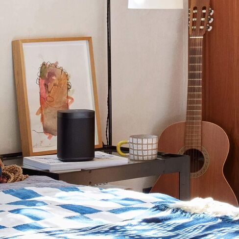 مكبر صوت ذكي Sonos One (Gen 2) مع Alexa - أسود (متجدد) in Saudi Arabia