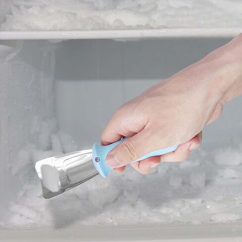 Stainless Steel ice Scraper defrosting Tool, Household Cleaning Small Tool, Multifunctional Shovel-Blue in Saudi Arabia