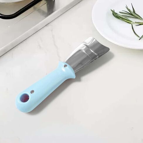 Stainless Steel ice Scraper defrosting Tool, Household Cleaning Small Tool, Multifunctional Shovel-Blue in Saudi Arabia