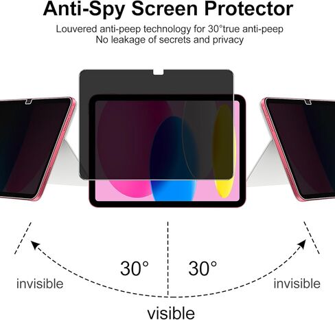 Privacy Screen Film Protector for iPad Pro 13 Inch 2024 7th M4/iPad Air 13 Inch 2024 6th M2, Scratch Resistant 9H Hardness iPad Pro 13’’ Tablet Screen Filter, iPad 13in Screen Filter Bubble Free in Saudi Arabia