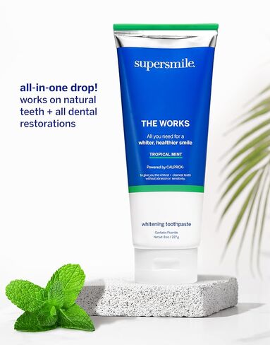 Supersmile The Works Whitening Toothpaste + Whitening Activator, Sassy Mint in Saudi Arabia