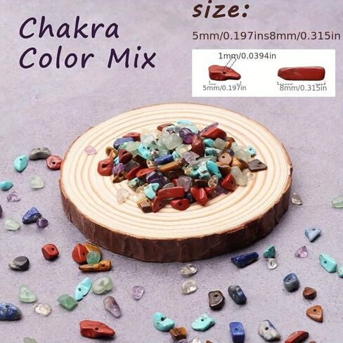 450pcs Natural Crystal Chip Bulk Multicolor Random Assorted Mixed Beads with Hole Gemstone and Stone for DIY Crafts Bracelet Necklace in Saudi Arabia