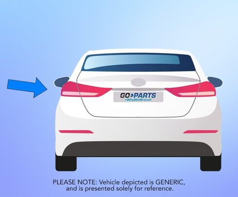 Go-Parts - واقي الطين الخلفي الأيسر (السائق) لسيارة Toyota Camry 1997-2001، رفرف الطين، صناعة يابانية، استبدال 1998 1999 2000 in Saudi Arabia